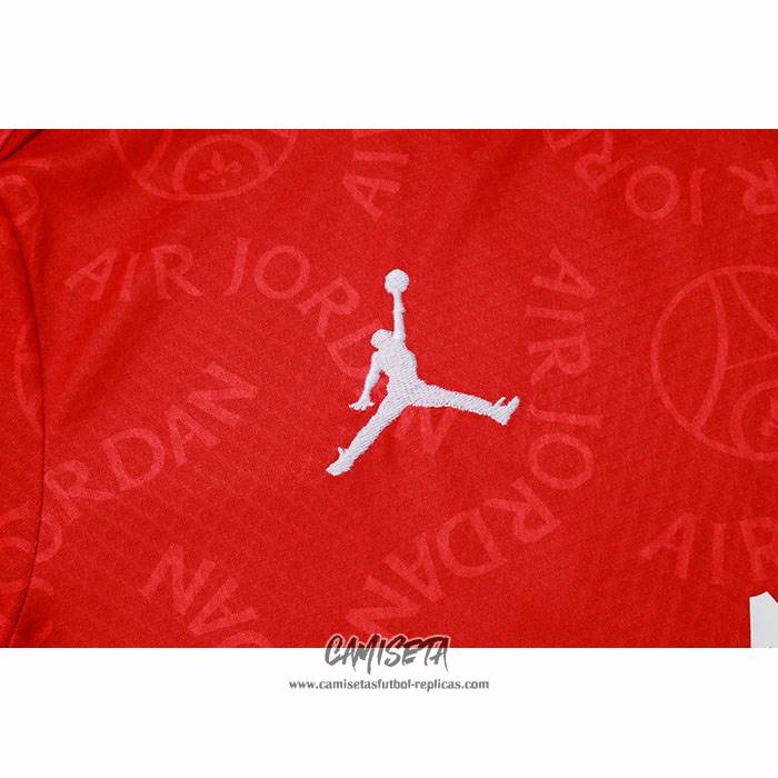 Chandal del Paris Saint-Germain Jordan 2024-2025 Manga Corta Rojo - Pantalon Corto